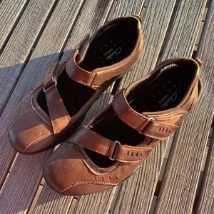Clark’s Wave Peak Bronze Mary Jane Walking Sandals